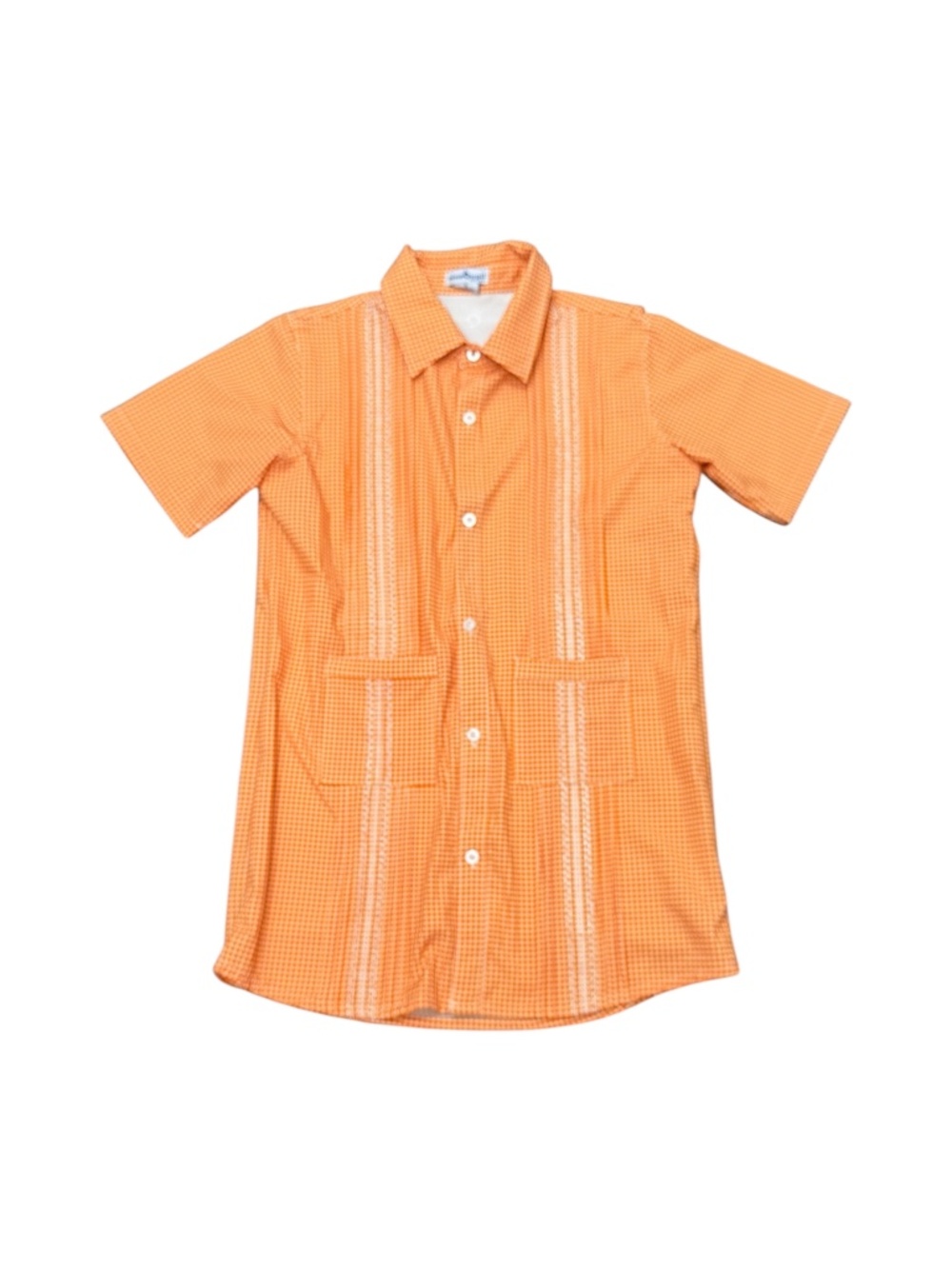 Blue Quail Orange Button Down Performance Shirt